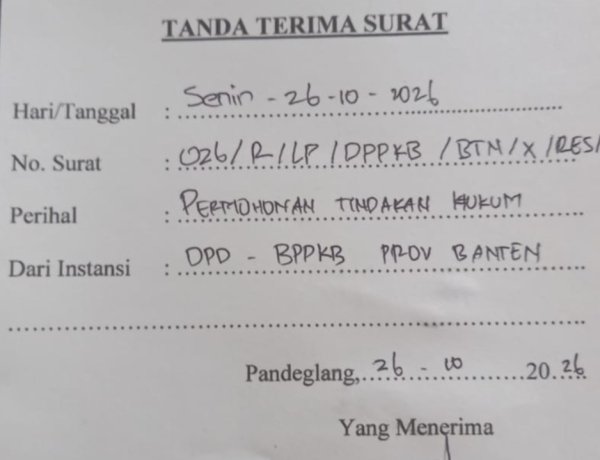 Diduga Langgar Aturan dan Melawan Hukum, DPD BPPKB Banten Laporkan Oknum Guru P3K Paruh Waktu Ke BPKSDM Pandeglang