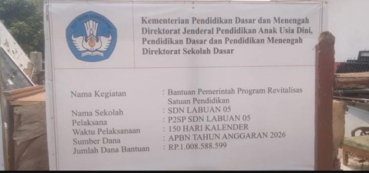 Dana Program Revitalisasi SDN Labuan 5 Dikelola Oleh Kepala Sekolah Lama, DPC AMIRA Pandeglang Minta Pihak Terkait Lakukan Evaluasi & Audit
